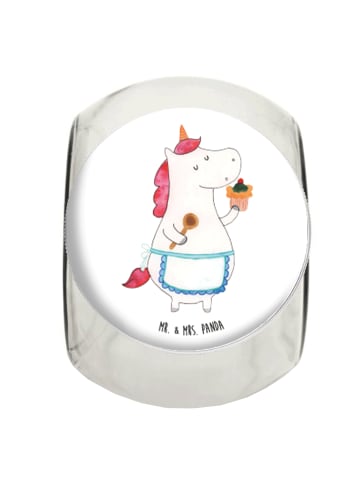 Mr. & Mrs. Panda Bonbonglas Einhorn Küche ohne Spruch in Weiß