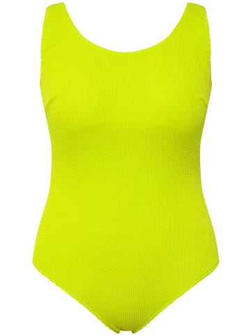 Ulla Popken Badeanzug in safety yellow