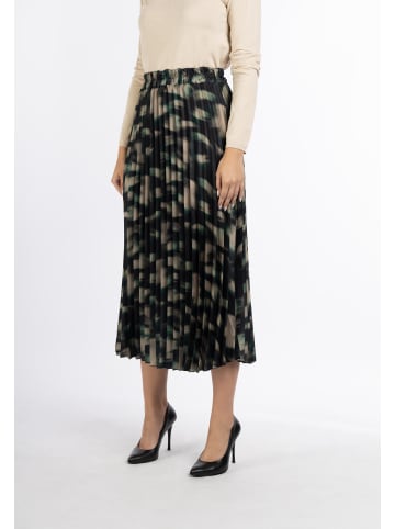 DreiMaster Damen Rock in Schwarz Mehrfarbig
