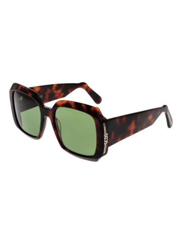 GCDS Unisex Sonnenbrillen Quadrat Braun