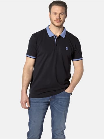 Jan Vanderstorm Poloshirt LAVRANS in schwarz hellblau