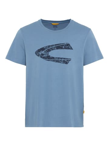 Camel Active T-Shirt mit Print aus nachhaltigem Organic Cotton in Blau