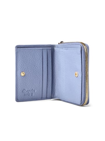 Esquire Alexandria Geldbörse RFID Schutz Leder 10.5 cm in hellblau