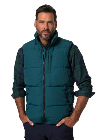 JP1880 Steppweste in dunkles petrol