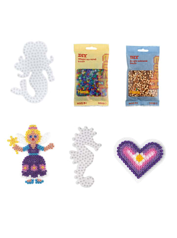 Hama Set Elfe, Meerjungfrau, Seepferdchen, Herz, 2.000 Midi-Bügelperlen - ab 5 Jahren