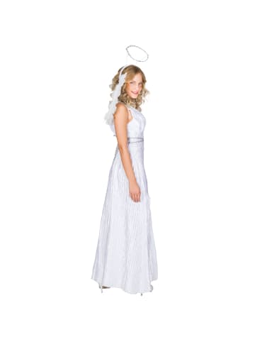 tectake Schönes, langes Kleid, weiß