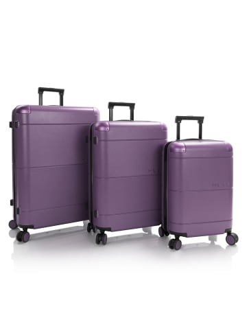 Heys Zen 4 Rollen Kofferset 3-teilig mit Dehnfalte purple
