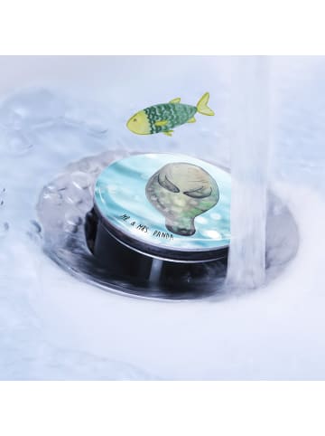 Mr. & Mrs. Panda Stöpsel Waschbecken Seekuh Happy ohne Spruch in OZeichenanblue