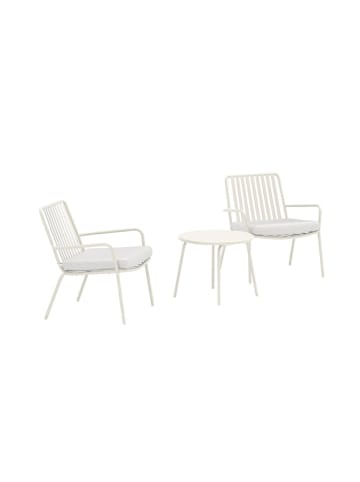 ebuy24 Lounge-Set Mykonos (3-teilig) Beige 50 x 50 cm