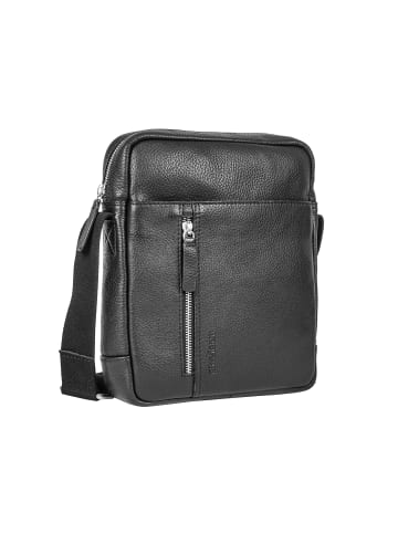 Strellson Schultertasche 'Kennington Marcus in Schwarz 22 x 25 x 6 cm'