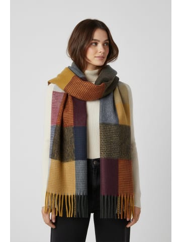 Faera Eleganter Schal mit Fransen für stilvolle Winter-Looks. in Grau