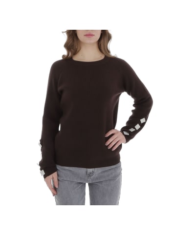 Ital-Design Pullover in Braun