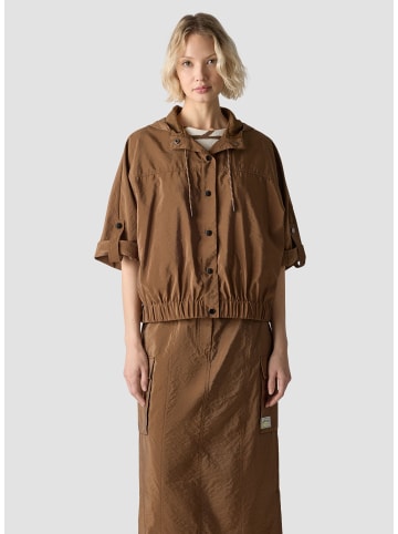 LeComte Kapuzenjacke "Floral Vibes" in Nougat