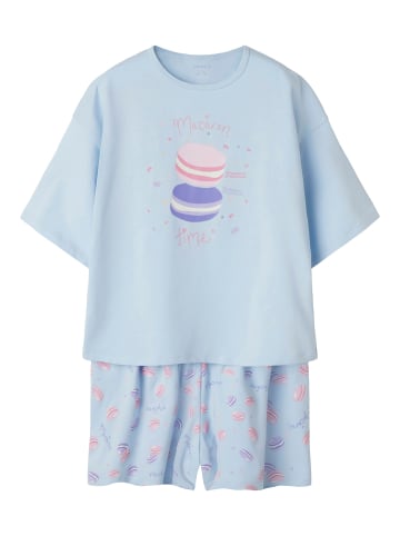 name it Shorty Pyjama NKFNIGHTSET MACARON in nantucket breeze