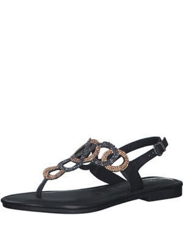 Tamaris Sandalette in BLACK COMB