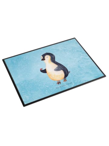 Mr. & Mrs. Panda schreibtischmatte Pinguin Marienkäfer ohne Spruch in Eisblau