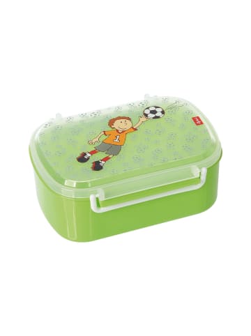 Sigikid Brotdose Lunchbox mit Rohkostschälchen in grün