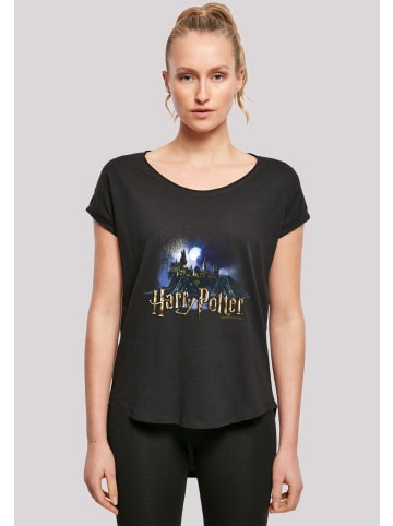 F4NT4STIC T-Shirt Harry Potter Hogwarts Castle in schwarz