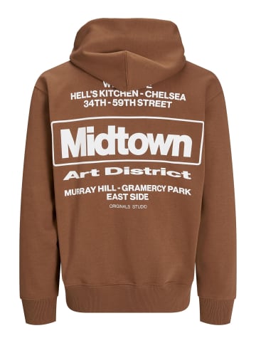 Jack & Jones Kapuzenpullover in Mocha Bisque