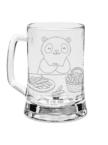 Mr. & Mrs. Panda Humpen Panda Pommes Gebet ohne Spruch in Transparent