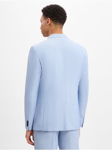 Finshley & Harding London Sakko Brixdon in hellblau weiß