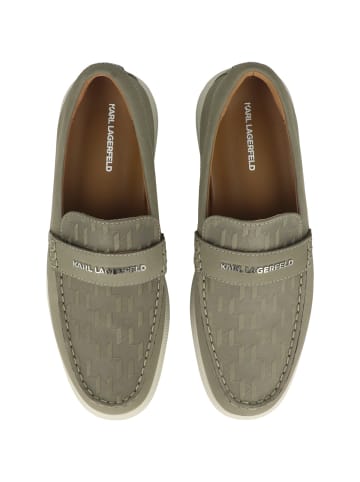 Karl Lagerfeld Slipper KORI Monogram Vamp XT in dunkelgruen