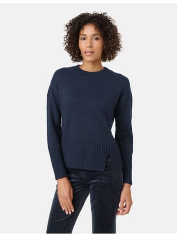 Gerry Weber Kuscheliger Strickpullover mit Saumschlitz in Blau