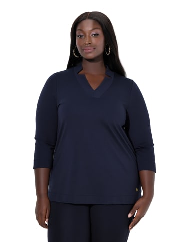 Ulla Popken Shirt in dunkles marine