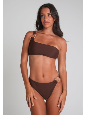 Moda Minx Bikinioberteil Irregular Hoop in Brown
