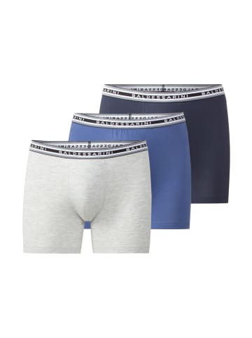 Baldessarini Long-Pants 3Er Pack Monaco in blau-dunkel-melange