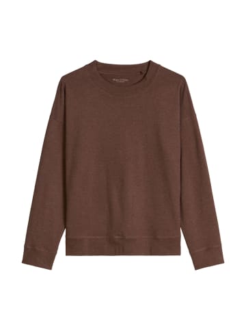 Marc O'Polo Longsleeve Loungewear-Styles in chocolate brown melange