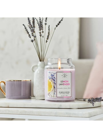 Purple River Duftkerze Purple River - Lemon Lavender