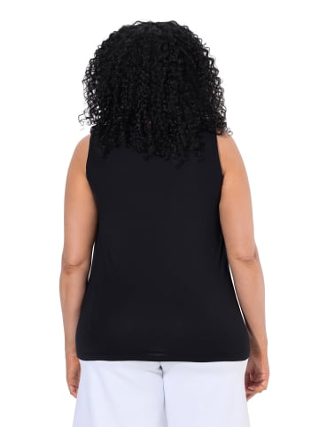 Ulla Popken Strick-Top in schwarz