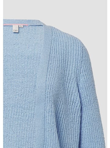 QS Strickjacke langarm in Blau