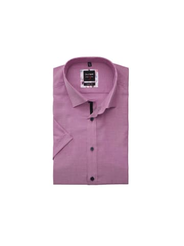 OLYMP  Kurzarm Freizeithemd für Herren in fuchsia in fuchsia