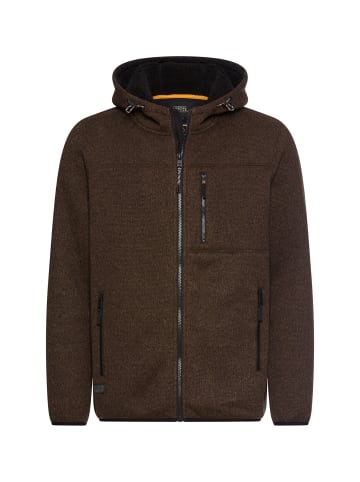Camel Active Fleecejacke mit Teddy Futter in Sepiabraun