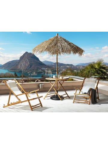 Beliani 2-tlg Outdoor Bistrotisch MOLISE in /Braun