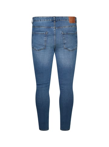SikSilk Skinny Fit in washed mid blue