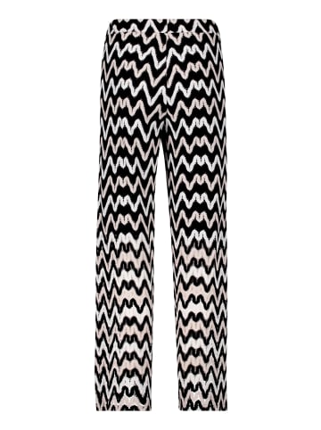 BETTY & CO Schlupfhose mit Struktur in Schwarz/Braun