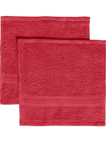 REDBEST Frottier Seiftuch 2er-Pack Chicago in rot