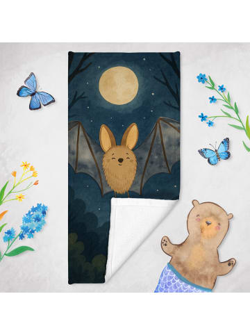 Mr. & Mrs. Panda Strandlaken Fledermaus Flügel Design ohne Spruch in Weiß