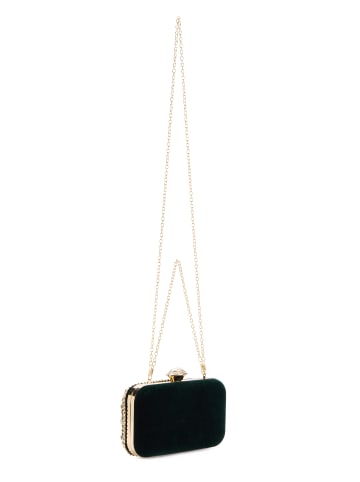 Blonda Women Clutch in Dark Green