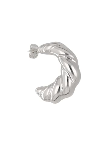 myMo at night Women Earrings With Butterfly Clutch in Silver