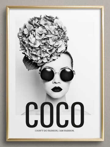 Tales by Jen Poster / Kunstdruck "Coco - I am fashion" I Ohne Rahmen