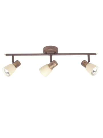 Brilliant Spotrohr, 3-flammig Luca 15x46x16,5 cm in altkupfer/champagner