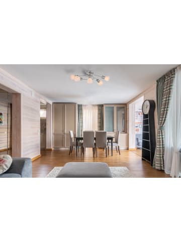 Globo lighting Deckenleuchte "PANNA" in silver