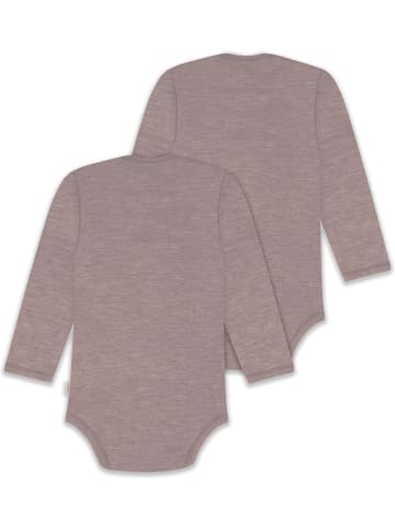 Normani Outdoor Sports 2er Pack Baby Merino Body Langarm Auckland in Rosa