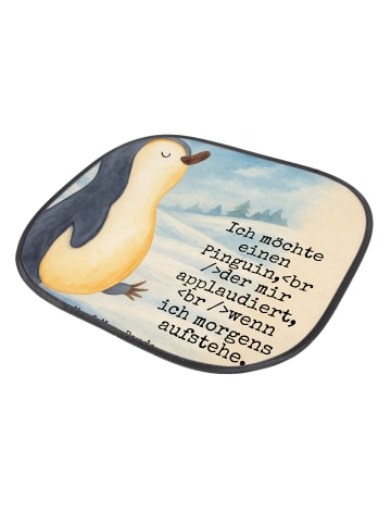 Mr. & Mrs. Panda Sonnenblende Auto Pinguin mHerzieren Design mi... in Weiß