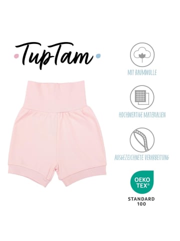 TupTam Baby Mädchen Kurze Pumphose 3er Pack in rosa/gelb