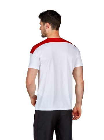 erima Herren Change By Erima T-Shirt in weiß/rot/schwarz